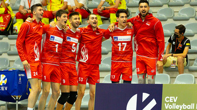 A Milli Erkek Voleybol Takımı, CEV Avrupa Altın Ligi şampiyonu