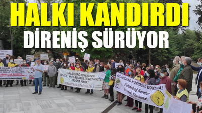 AKP'li belediye başkanına 'rant' protestosu