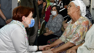Akşener'den Görkem Hasdemir'in ailesini ziyaret