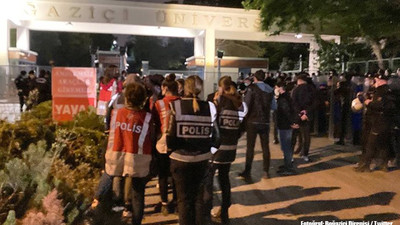 Boğaziçi öğrencileri çadır nöbeti başlattı