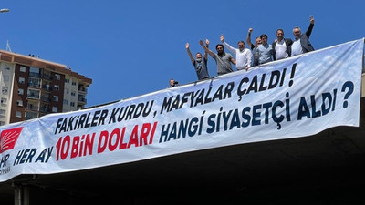 CHP’li Başarır bu kez İzmir’de pankart astı: Her ay 10 bin doları hangi siyasetçi aldı?