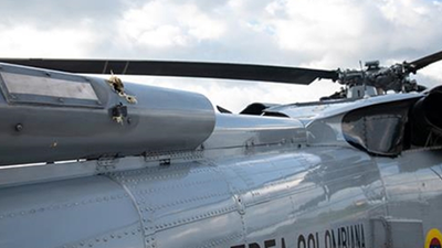 Devlet başkanını taşıyan helikoptere ateş açıldı