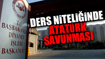 Diyanet cephesinden ilk kez sağduyulu bir ses geldi