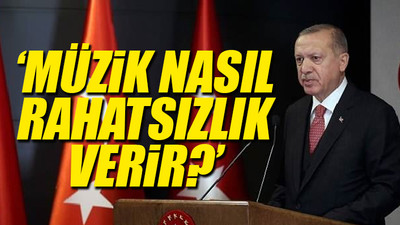 Erdoğan'ın müzik sınırlamasıyla ilgili sözlerine sosyal medyadan sert tepki