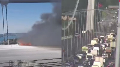 Fatih Sultan Mehmet Köprüsü’nde korku dolu anlar