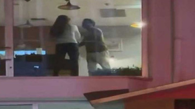 Hastanede kadına şiddet böyle görüntülendi