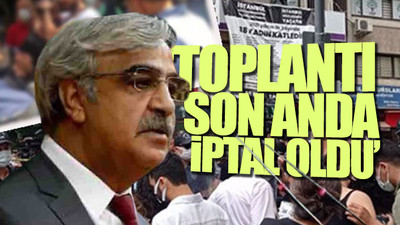 HDP'ye yönelik saldırı hakkında Sancar'dan açıklama: Katliam yapacaktı