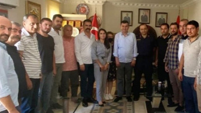 Jandarma komutanı yarbay MHP'yi ziyaret etti