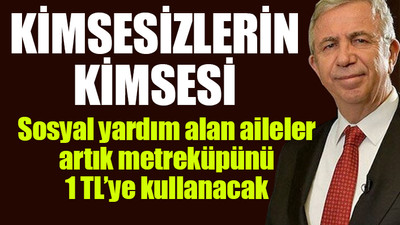 Mansur Yavaş'tan Ankara'da devrim gibi hizmet