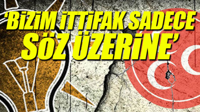 MHP’li isim, AKP’lilere sert çıktı