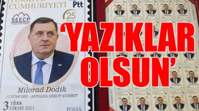 PTT, Srebrenitsa Katliamı'nı inkar eden isim için pul bastı