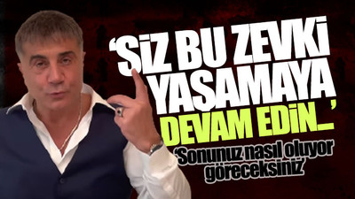 Sedat Peker: İnsanlar çocuğuma yemek alamadım diye intihar ederken... 