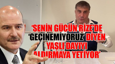 Sedat Peker yine Süleyman Soylu'yu hedef aldı