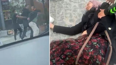 Sokak ortasında eşini darp eden adama, o anlara şahit olan yurttaşlardan meydan dayağı