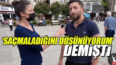 Sokak röportajında Erdoğan'ı eleştiren vatandaş gözaltına alındı