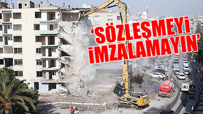 TMMOB, AKP'li belediyeye karşı yurttaşları uyardı