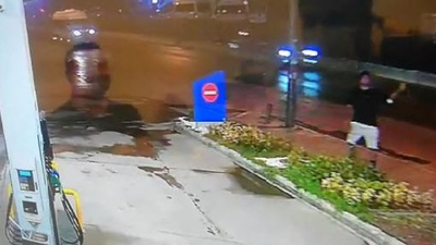 Akaryakıt istasyonunda oyuncak el bombası paniği