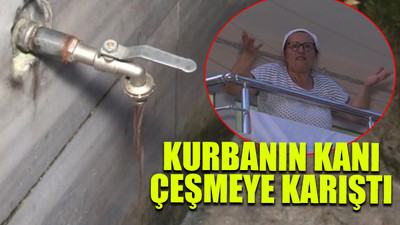 Arnavutköy'de içme suyundan kan akıyor