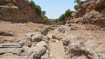 Bazamir Deresi tamamen kurudu