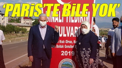 Binali Yıldırım, kendi adının verildiği bulvarın açılışına katıldı