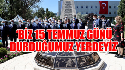 CHP'den, 15 Temmuz Şehitler Anıtı'nda açıklama