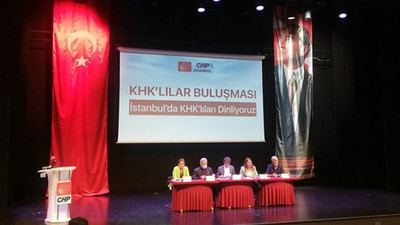 CHP yönetimi KHK'lılarla buluştu