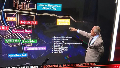 CNN Türk bunu da yaptı: Kanal İstanbul'u hukuk fakültesi dekanına anlattırdılar 