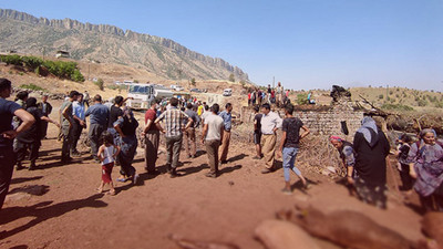 Derecik'te ahır yandı; 7 büyükbaş öldü 