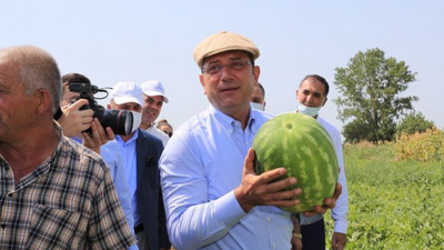 Ekrem İmamoğlu yılın ilk hasadını yaptı