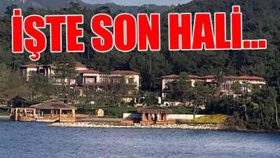 Erdoğan için Marmaris'te yapılan 'Yazlık Saray'ın fotoğrafları ortaya çıktı