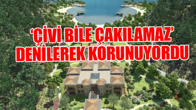 Erdoğan'ın yazlık sarayının kumsalı için 29 bin ton kum ve çakıl taşındı