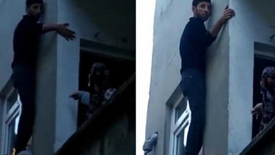 Hırsız pencerede mahsur kaldı, ev sahibine böyle yalvardı