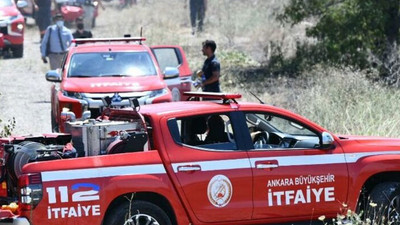 Mansur Yavaş 'acımız çok büyük' diyerek paylaştı: Bir itfaiyeci yaşamını yitirdi