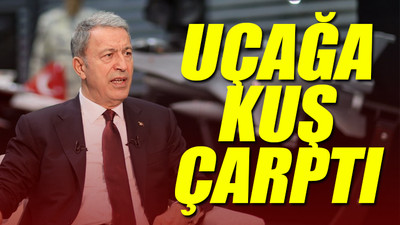 Milli Savunma Bakanı Akar'ın bulunduğu uçak, acil iniş yaptı