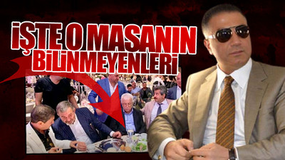 Sedat Peker'in ifşa ettiği masanın yeni fotoğrafları ortaya çıktı: Soylu'nun babası da orada!