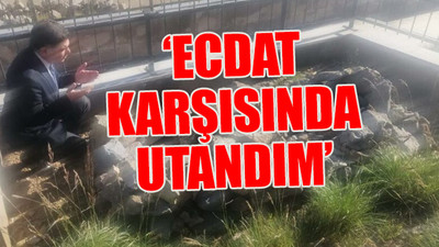 Şehitliğin hali içler acısı...