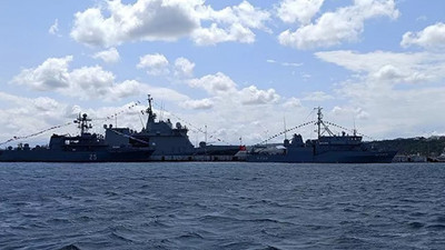 Türkiye, İspanya ve Romanya'ya ait savaş gemileri Sinop'a geldi