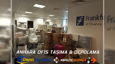 Ankara Ofis Büro Eşya Depolama