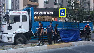 Bağcılar'da kamyonun altında kalan kadın yaşamını yitirdi