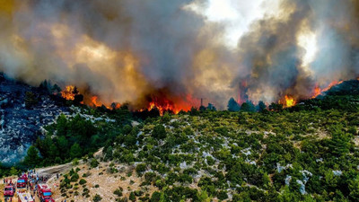 Bakan duyurdu: Antalya'da 2 yangın kontrol altına alındı