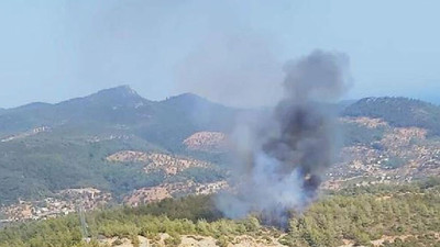 Bodrum'da korkutan yangın: Müdahale sürüyor