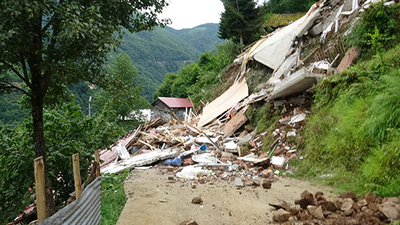 Çataklı: Sel ve heyelan ile ilgili gerekli müdahaleler yapılıyor