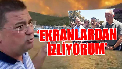 CHP'li başkandan yangın bölgesindeki 3 bakana tepki