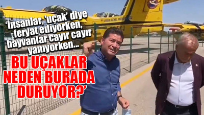 CHP'li vekil THK Müdürlüğü önünde: 'Yok' dediğiniz uçakları bulduk