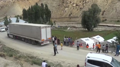 CHP'nin yardım TIR'ı Van'daki sel bölgesine ulaştı