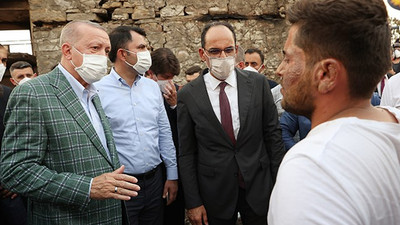 Erdoğan'dan evi yanan köylülere kredi teklifi