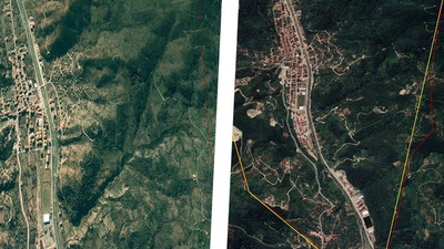 Felaket göz göre göre gelmiş: Uydu görüntülerinde ortaya çıktı