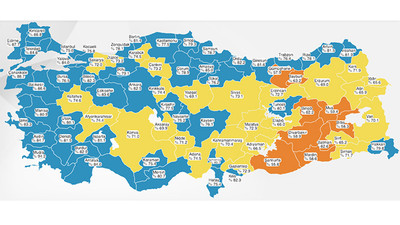 İstanbul, aşı haritasında mavi renge döndü