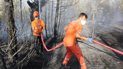 İstanbul Aydos Ormanı'nda yangın