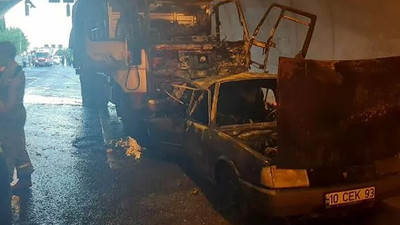 İzmir'de facia: Otomobil alev aldı, 4 kişi öldü